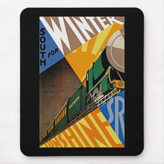 Alfombrilla De Ratón Sur Para El Sol Invierno (Frente)