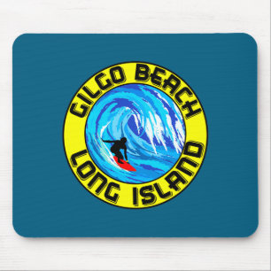 Alfombrilla De Ratón Surf en Gilgo Beach Long Island Nueva York Surf Su