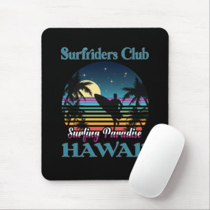 Alfombrilla De Ratón Surf riders Club, Surfing Paradise, Hawaii