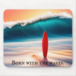 Alfombrilla De Ratón Surfboard vertical con presupuesto