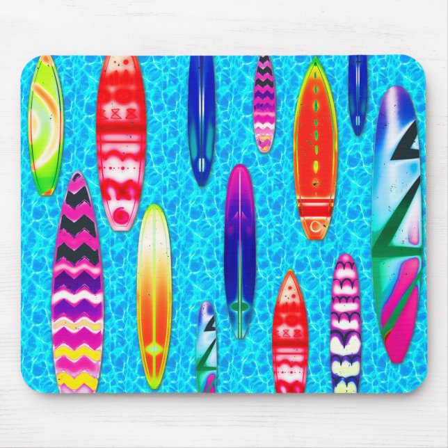 Alfombrilla De Ratón Surfboards 1 Mousepad (Frente)