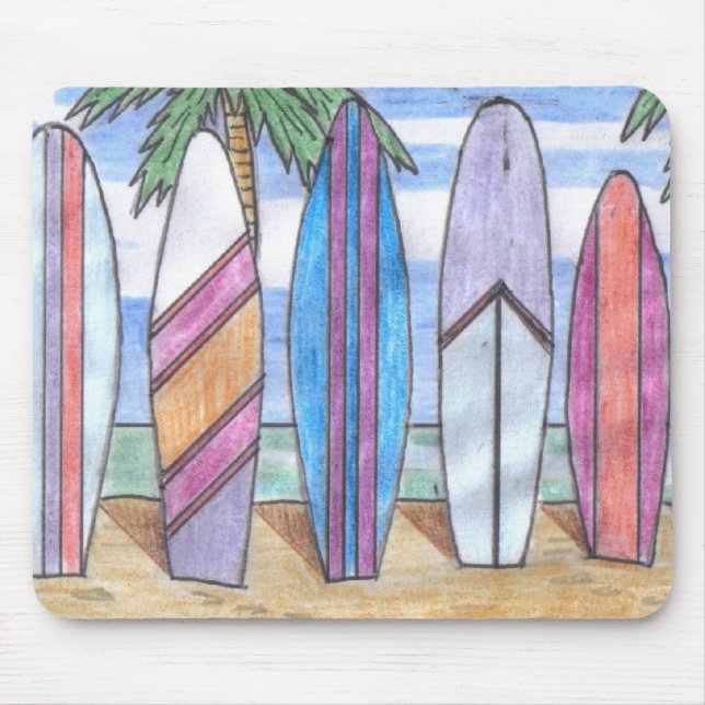 Alfombrilla De Ratón SURFBOARDS mousepad (Frente)