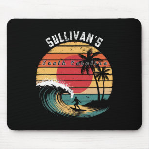 Alfombrilla De Ratón Surfing en la playa de Sullivan en Carolina del Su
