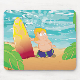 Alfombrilla De Ratón Surfista