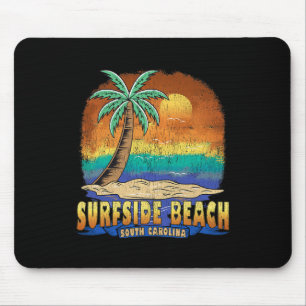 Alfombrilla De Ratón Surfside Beach South Carolina Vintage Distressive