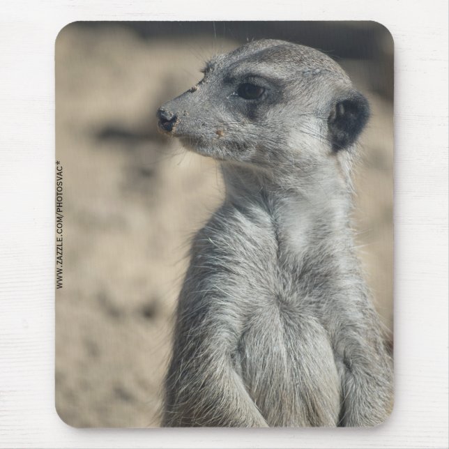 Alfombrilla De Ratón Suricata divertida (Frente)