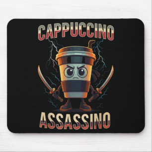 Alfombrilla De Ratón Surreal italiano Brainrot Cappucccino Ino Funny Me