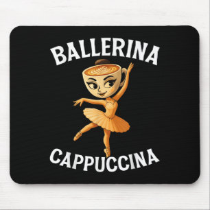 Alfombrilla De Ratón Surreal italiano Brainrot Meme Ballerina Cappuccin