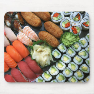 Alfombrilla De Ratón Surtido de favoritos de sushi japonés