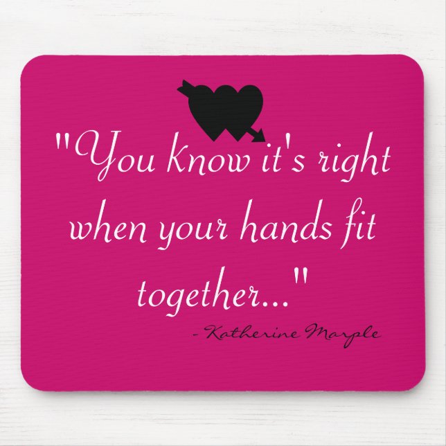 Alfombrilla De Ratón Sus manos cupieron el mousepad (Frente)