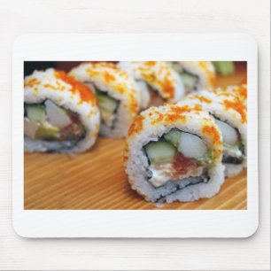Alfombrilla De Ratón Sushi Japonés Delicioso Comida Asiática Sabroso
