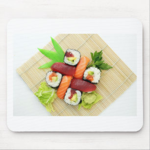 Alfombrilla De Ratón Sushi japonés delicioso delicioso alimento asiátic
