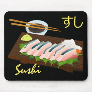 Alfombrilla De Ratón Sushi Mousepad