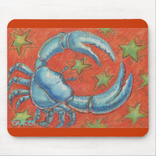 Alfombrilla De Ratón Suspiro de cáncer de zodiaco