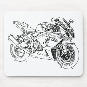 Alfombrilla De Ratón Suz GSXR1000 2012