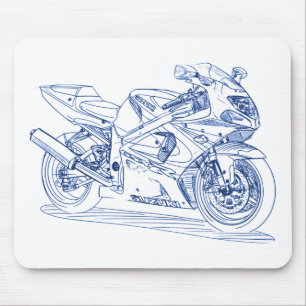 Alfombrilla De Ratón Suz GSXR750 2000-03