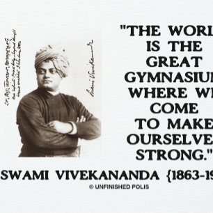 Alfombrilla De Ratón Swami Vivekananda Mundo Gran Gimnasio Fuerte
