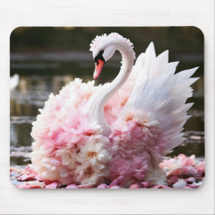 Alfombrilla De Ratón Swan de cuento de hadas