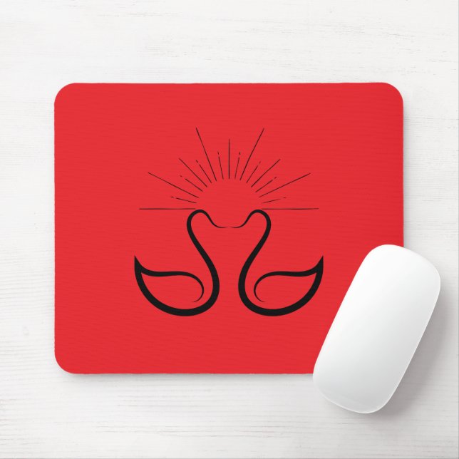 Alfombrilla De Ratón Swan Mousepad (Con ratón)