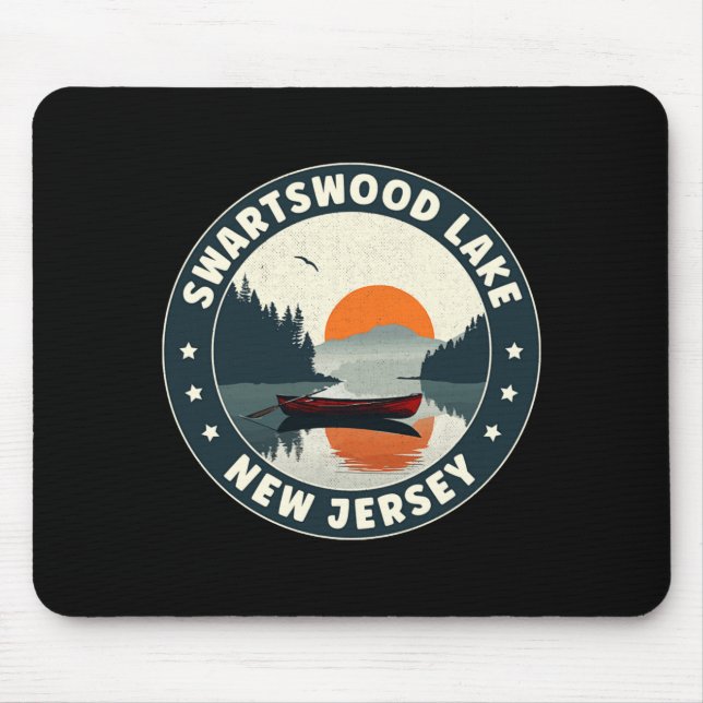 Alfombrilla De Ratón Swartswood Lake New Jersey Sunset T Shirt  (Frente)