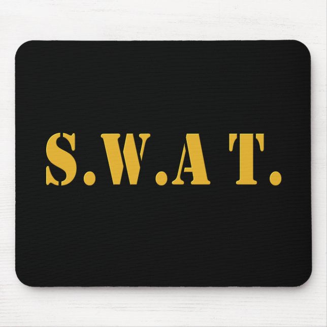 Alfombrilla De Ratón Swat Mousepad (Frente)