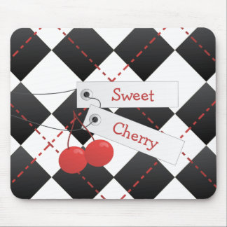 Alfombrilla De Ratón Sweet Cherry Argyle