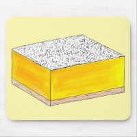 Sweet & Sour Yellow Lemon Bar Square Pastry Baking