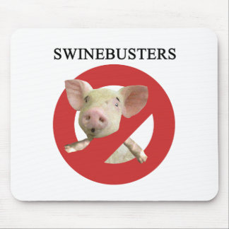 Alfombrilla De Ratón ¡Swinebusters!