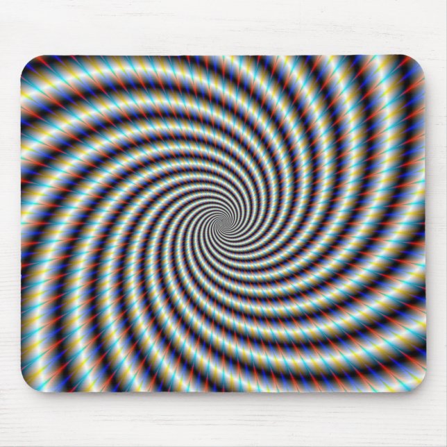 Alfombrilla De Ratón Swirl Psychedelic (Frente)