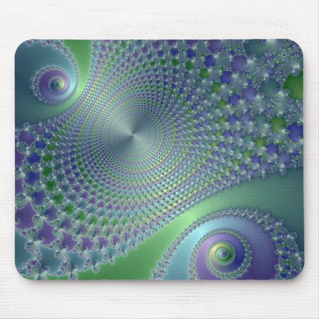 Alfombrilla De Ratón Swirler - Fractal Mousepad (Frente)