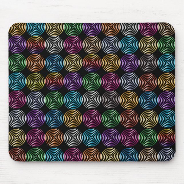 Alfombrilla De Ratón Swirls Mousepad (Frente)
