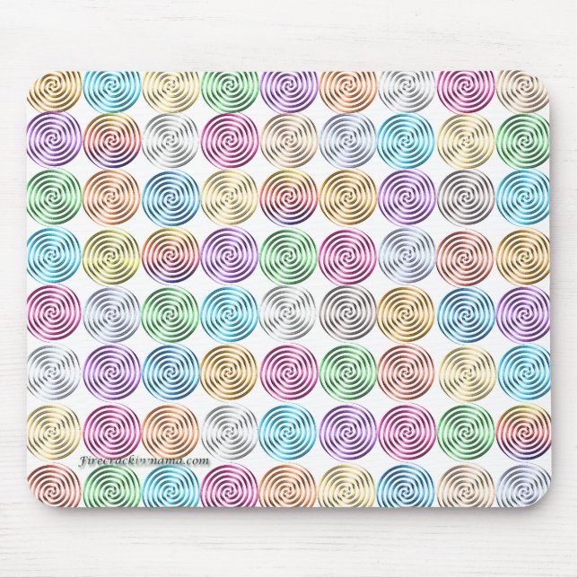 Alfombrilla De Ratón Swirly Mousepad (Frente)