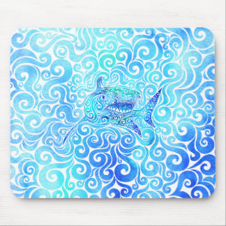 Alfombrilla De Ratón Swirly Shark