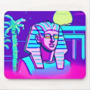 Alfombrilla De Ratón Synthwave Pharaoh