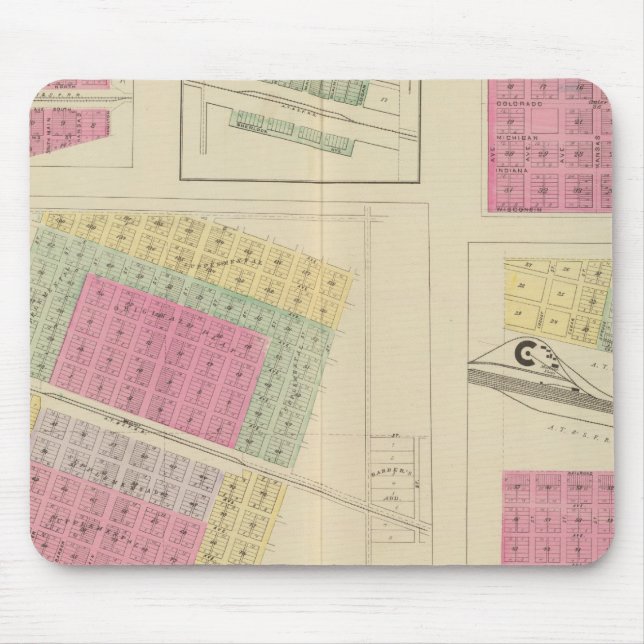 Alfombrilla De Ratón Syracuse, Coolidge, Hudson, Loco, Kansas (Frente)