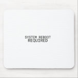 Alfombrilla De Ratón System Reboot Required Minimalist<br><div class="desc">A daily reminder to reset. High-quality surface with sharp,  high-contrast text for a professional and disciplined desk setup.</div>
