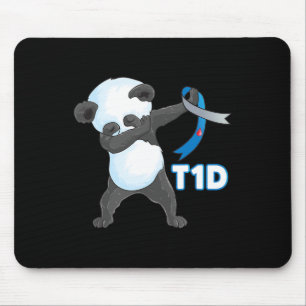 Alfombrilla De Ratón T1D Diabetes Diabetes Awarene tipo 1