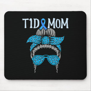 Alfombrilla De Ratón T1D Mamá Diabetes Sensibilización Diabética Cinta