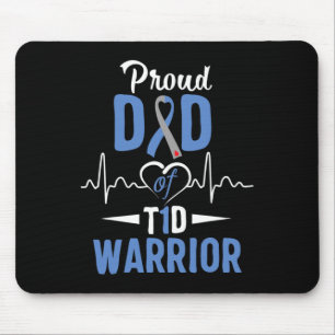 Alfombrilla De Ratón T1d Orgulloso Papá Diabetes Conciencia Tipo 1 Insu