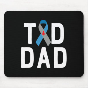 Alfombrilla De Ratón T1d Papa Tipo 1 Sensibilización sobre la diabetes
