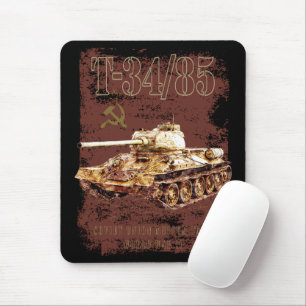Alfombrilla De Ratón T-34-85 Unión Soviética tanque medio de la Segunda