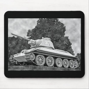 Alfombrilla De Ratón T-34 el tanque ruso, monumento soviético, Berlín