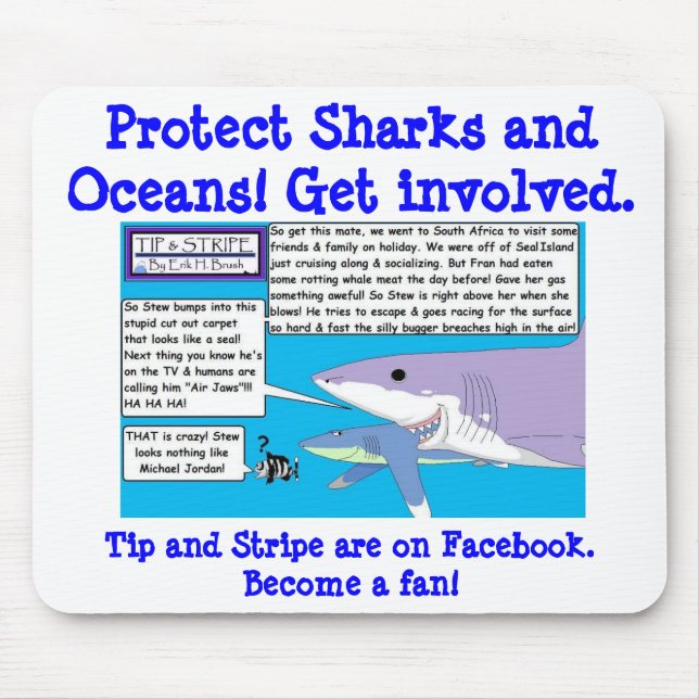 Alfombrilla De Ratón T&S Airjaws Mousepad 01. (Frente)