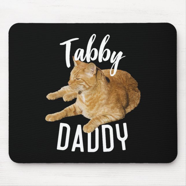 Alfombrilla De Ratón Tabby Daddy Organe Cat Lovers (Frente)