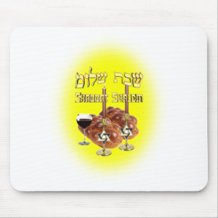 Alfombrilla De Ratón Tabla del Sabat, Shabbat Shalom