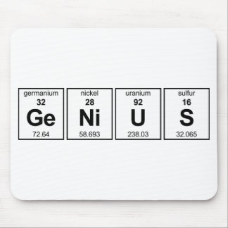 Alfombrilla De Ratón Tabla periódica de GeNiUS