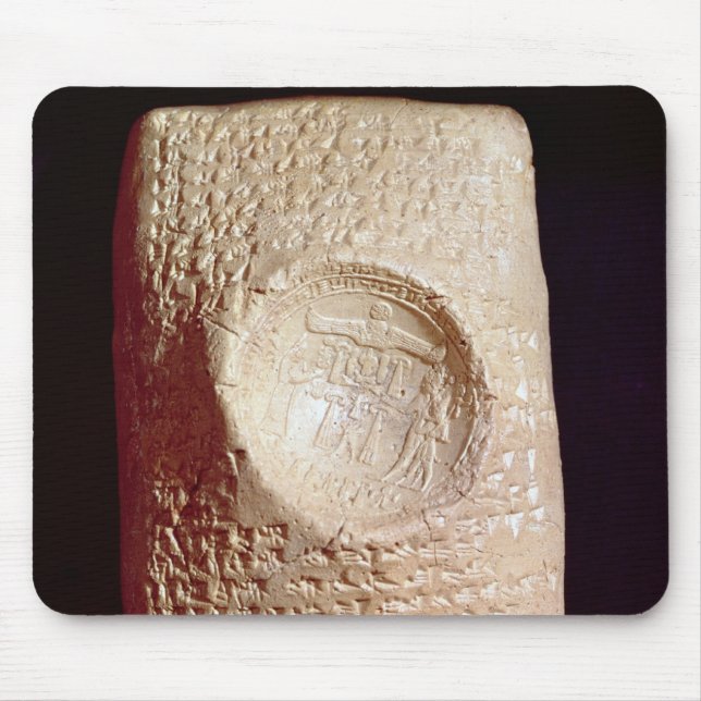 Alfombrilla De Ratón Tableta con la inscripción cuneiforme (Frente)