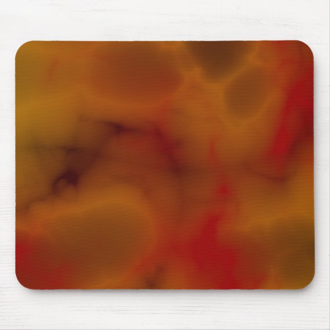 Alfombrilla De Ratón tablilla de mármol rojo abstracto (Frente)