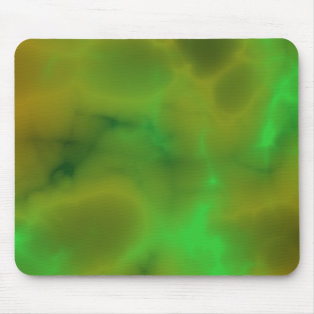 Alfombrilla De Ratón tablilla de mármol verde abstracto (Frente)