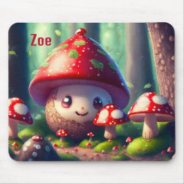 Alfombrilla De Ratón Taburetes en el bosque, buena suerte